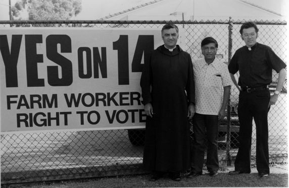 (3230) Cesar Chavez, Clergy, Proposition 14, c. 1976 (3230) Cesar Chavez, Clergy, Proposition 14, c. 1976